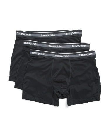 TOMMY JOHN 3pk Rahat Mikrofiber Boxer Şortları