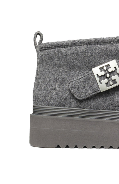 Tory Burch Mellow Xərçəng Dərisindən Astar İçində Platform Çəkmə