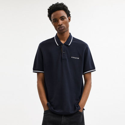 Coach Signature Trim Polo