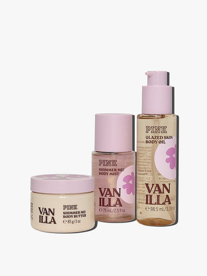 PINK Let's Glow Away Shimmer Səyahət Dəsti