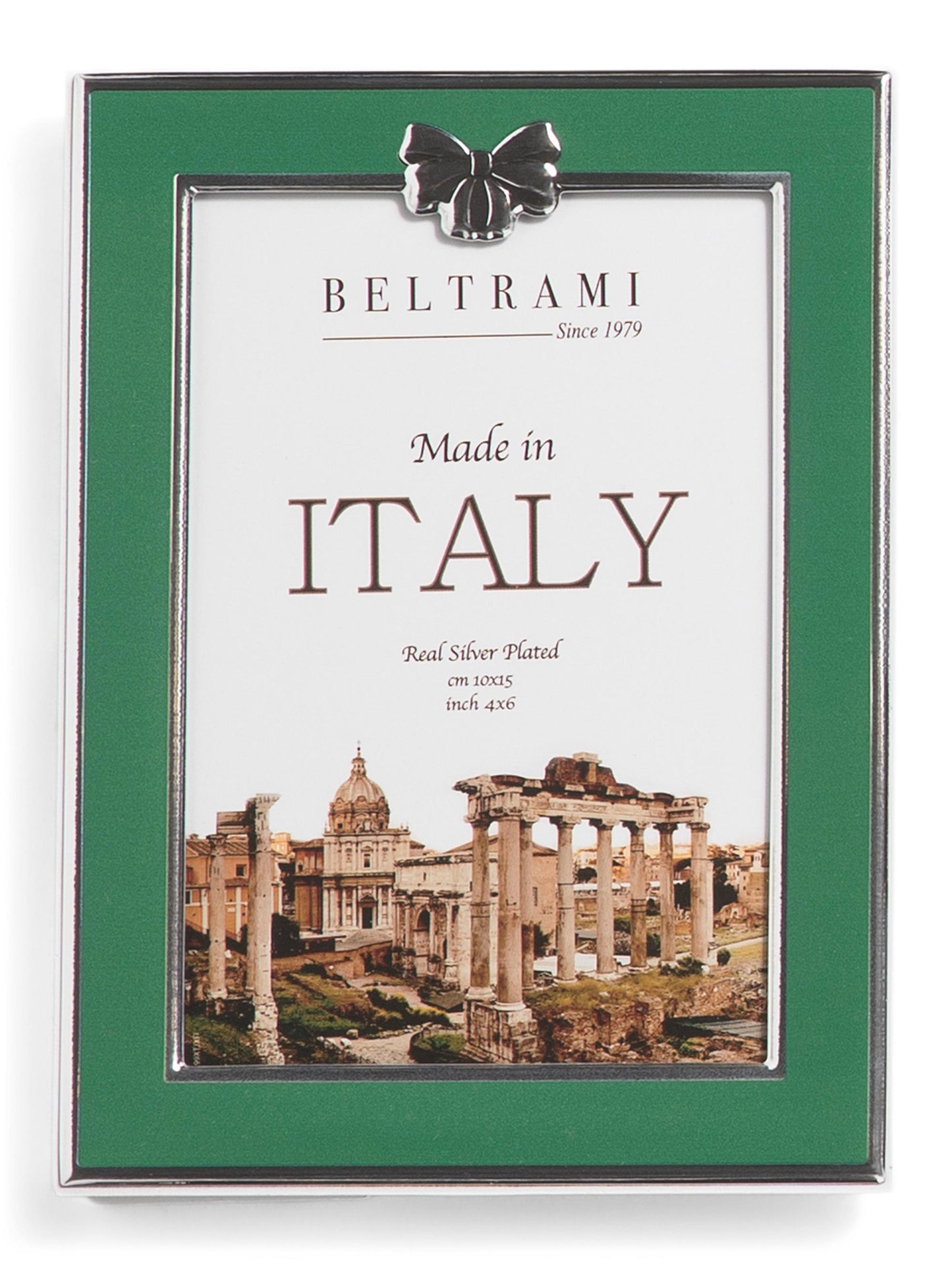 Made In Italy 4x6 Yaylar Emaye Kənarlı Masaüstü Foto Çərçivəsi