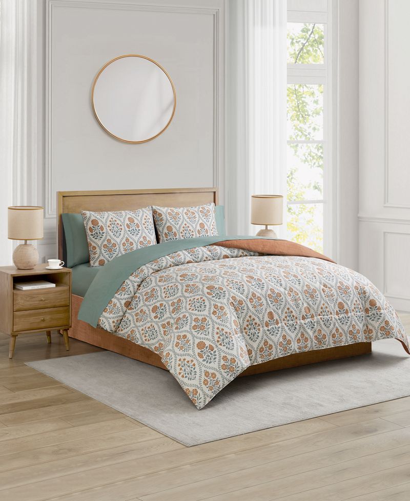 Macy's Hazel 8-Parçalı Əks-Tərəfli Yorğan Dəsti