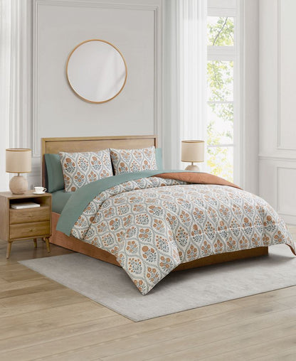 Macy's Hazel 8-Parçalı Əks-Tərəfli Yorğan Dəsti