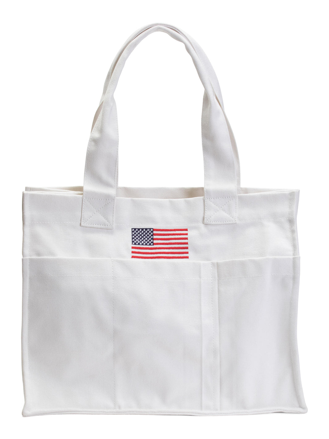 Canvas Amerikan Bayrağı Tote Çantası