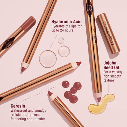 Charlotte Tilbury Lip Cheat Uzunmüddətli Su Keçirməyən Dodaq Konturi