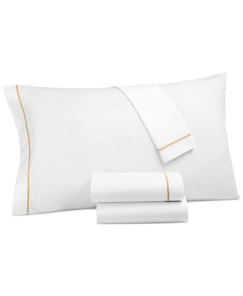 Hotel Collection İtalyan Percale Pamuk Çarşaf Dəstləri
