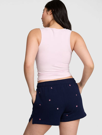 PINK Campus Fleece™ Roll-Down Shorts