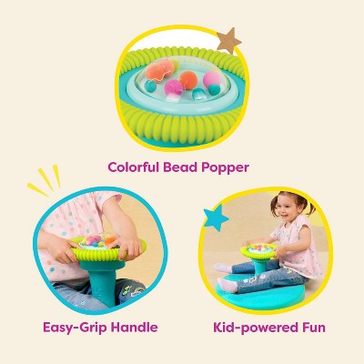 B. toys Fırlanma Fəaliyyət Oyuncağı - Twirly Time: Sensorneynal, Incə Motor Bacarıqları, Uşaq Öyrənmə Oyuncağı