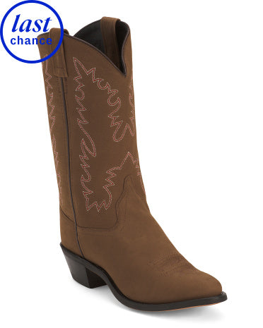 OLD WEST Nubuck Dəri Qərb Çəkmələri