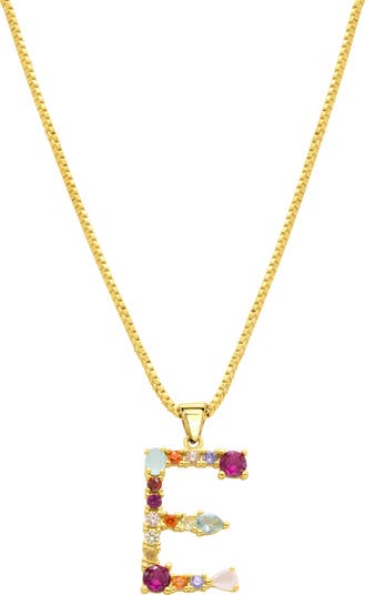 Adornia CZ İlkin Harf Pendant Qolye