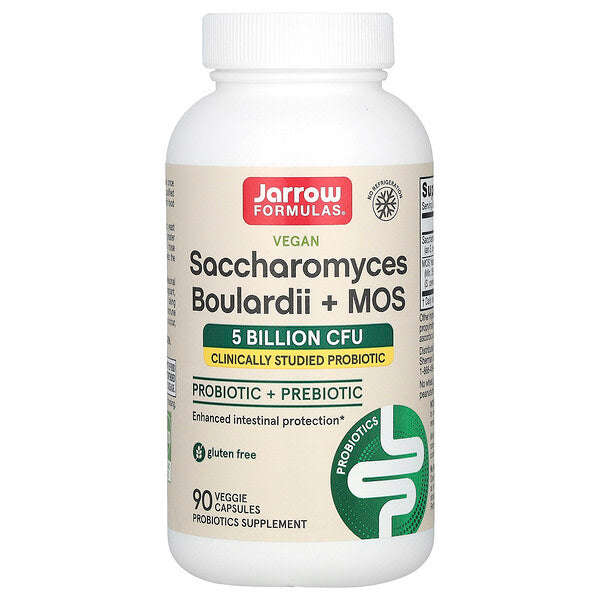 Jarrow Formulas Vegan Saccharomyces Boulardii Mos 5 Milyard Cfu 90 Vegetarian Kapsula YoxYox
