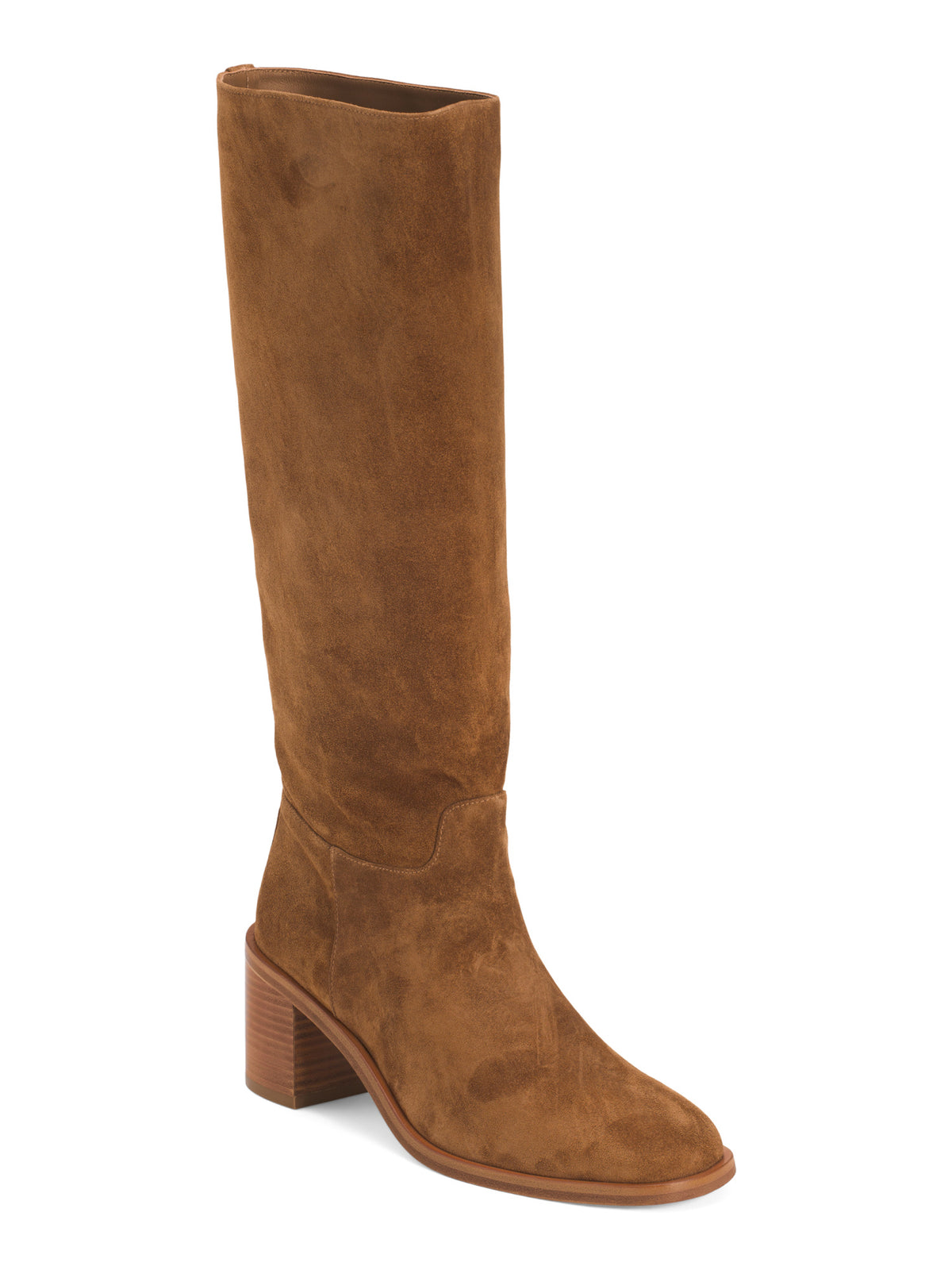 STUART WEITZMAN Made In Spain Suede Finn Çəkmələri