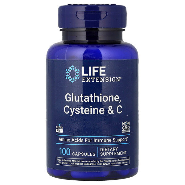 Life Extension Glutathione Cysteine C 100 Kapsul