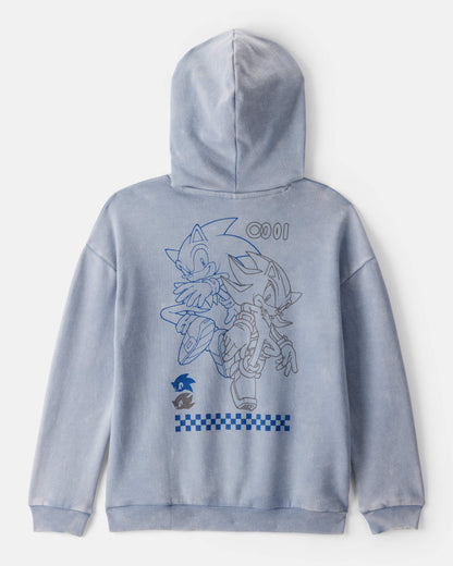 OshKosh B'gosh Oğlan Sonic the Hedgehog™ Uzun Kollu Huddi - Mavi
