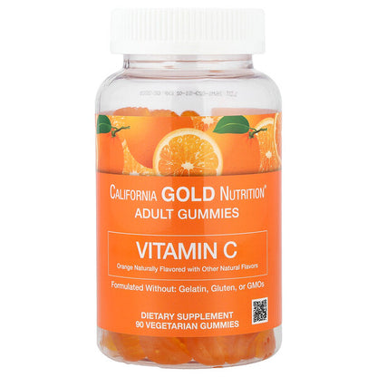 California Gold Nutrition C Vitamini Qamma Vitaminləri Narıncı 90 Ədəd