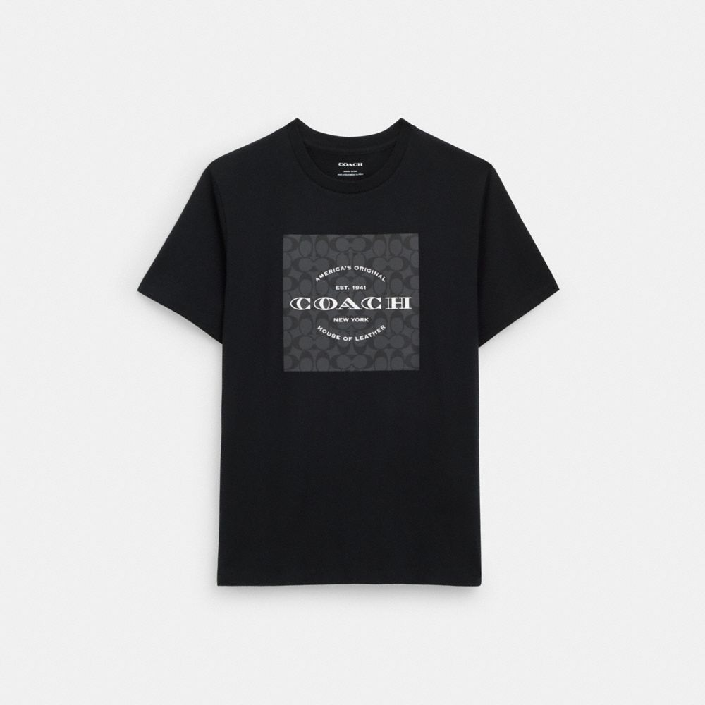 Coach Signature Kvadrat Kişi Köynəyi Ərğan Pambığından