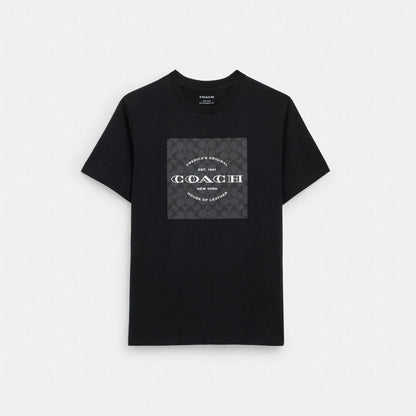 Coach Signature Kvadrat Kişi Köynəyi Ərğan Pambığından