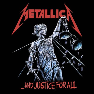 Merch Traffic Kişi Metallica Justice Qısa Tərəfli Qrafiki T-Shirt - Qara L