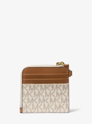Michael Kors Jet Set Travel Signature Logo Zəncirlı Cüzdan