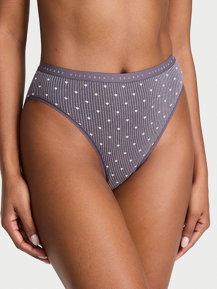 Victoria's Secret Stretch Pambıq Yüksək Bel Brief Donlar