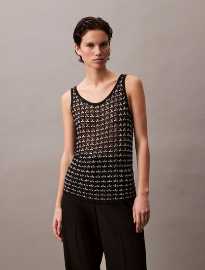 Calvin Klein Jacquard Teksturlu Atlet