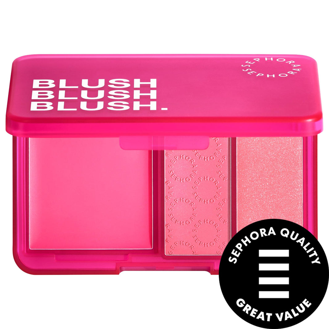 SEPHORA COLLECTION Yanaq Rəngi Paleti. Krem və Pudra Qarışması