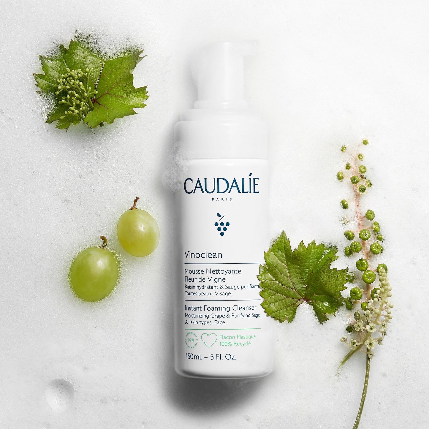 Caudalie Vinoclean Lәmiz Köpük Üz Yuma Vasitəsi