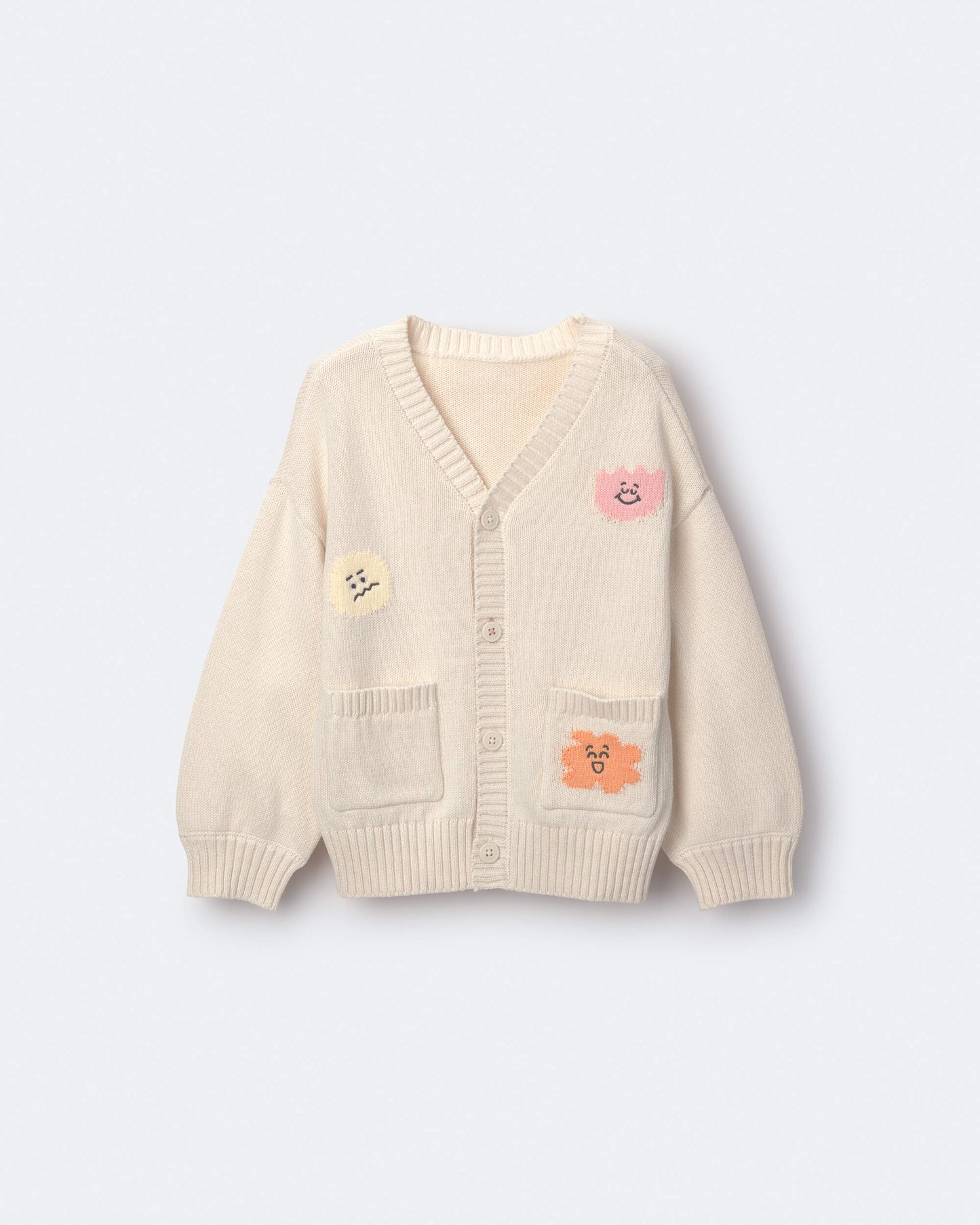 Carter's Uşaq Cardigan Personaj Baskılı Avenue Cibləri ilə - Krem