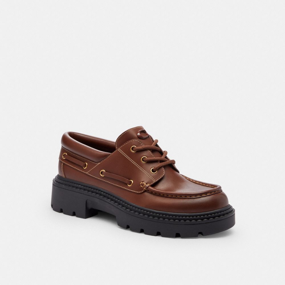 Coach Lug Sole Tekne Ayaqqabısı