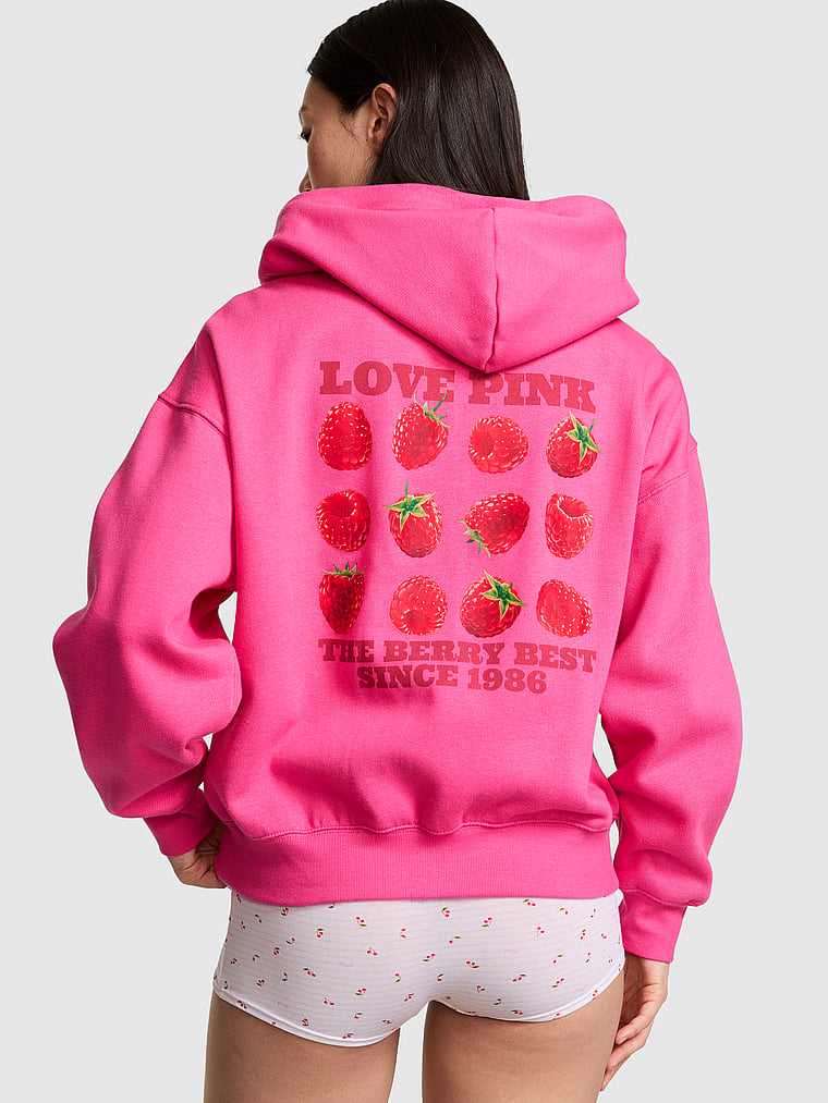 PINK Campus Fleece™ Full-Zip Hoodie