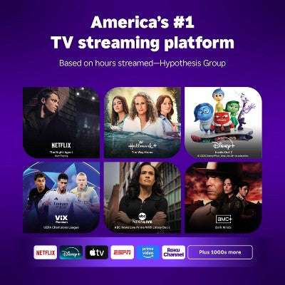 Roku Streaming Stick 2025 HD Roku Streaming Cihazı Səs Uzaqdan İdarəetmə ilə YoxYox