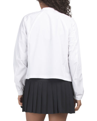 LAURA ASHLEY Zip Up Short Windbreaker Jacket Qadın Gödəkçəsi