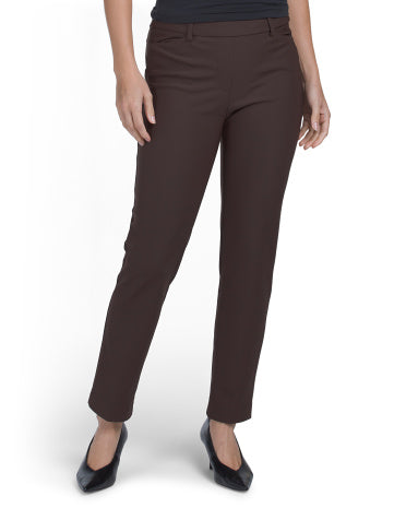 CHRISTIAN SIRIANO NEW YORK Precision Ponte Knit Skinny Fit Pull On Şalvarları