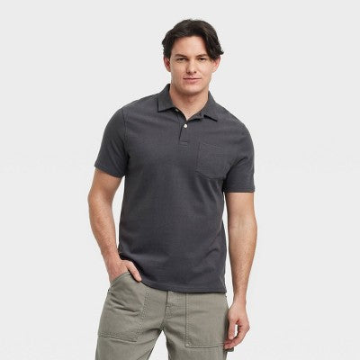 Goodfellow & Co Kişi Vintage Polo Köynəyi Boz XXL