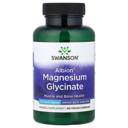 Swanson Albion Magnesium Glisin 133 Mg 90 Vegan Kapsul YoxYox