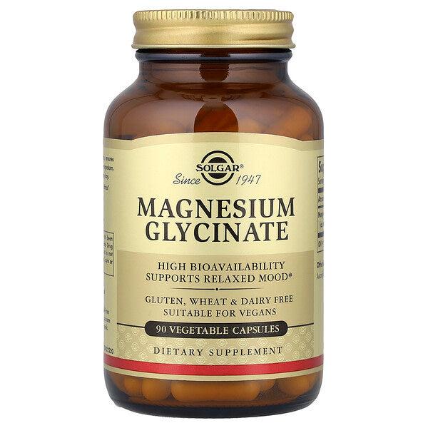 Solgar Magnesium Glycinate 90 Bitki Kapsulu 120 Mg