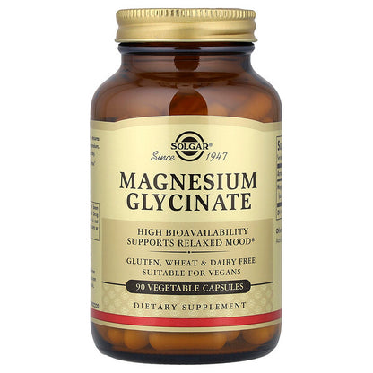 Solgar Magnesium Glycinate 90 Bitki Kapsulu 120 Mg