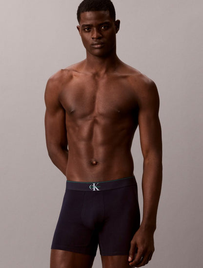 Calvin Klein Qrafik Monogram Pamuk Stretch 3'lü Paket Boxer Şort
