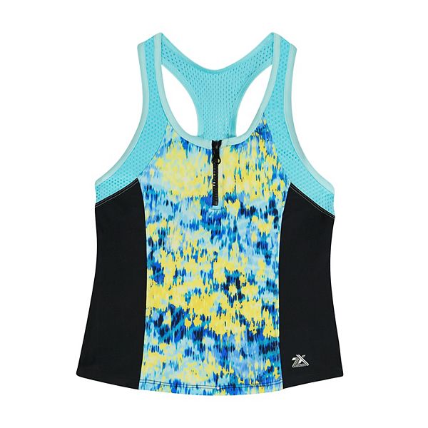 ZeroXposur Qız 4-20 1/2 3 Parçalı Tankini Üzgü Dəsti