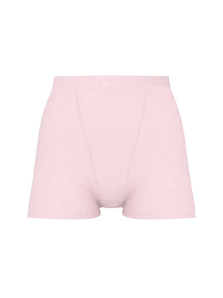 Victoria's Secret Logo Cotton Yüksək Bel Boyshort Tanga