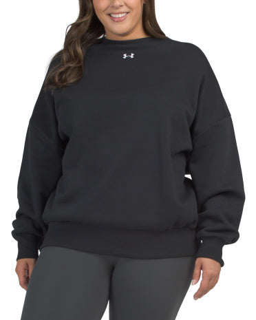 Plus Rival Crew Neck Sweatshirt Qadın Kapüşonsuz Bluzu
