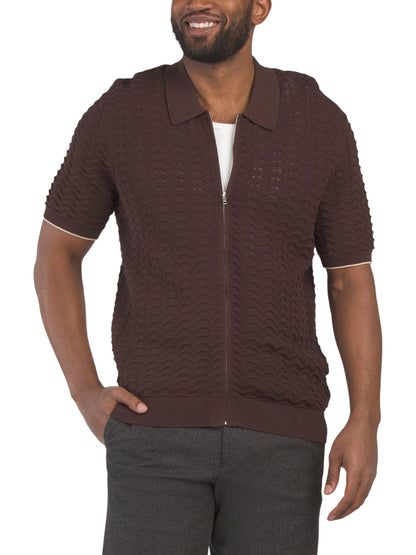 NN07 Organic Cotton Gustav Full Zip 6636 Qısa T袖li Sviter