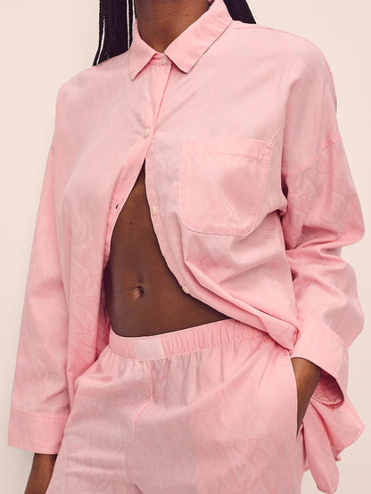 Victoria's Secret Modal-Pambıq Uzun Pijama Dəsti