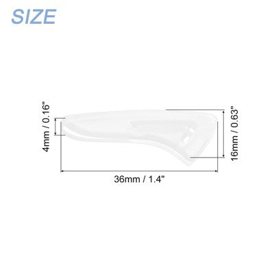 Unique Bargains Plastik Mətbəx Bıçaq Qoruyucusu 25 Ədəd Şəffaf