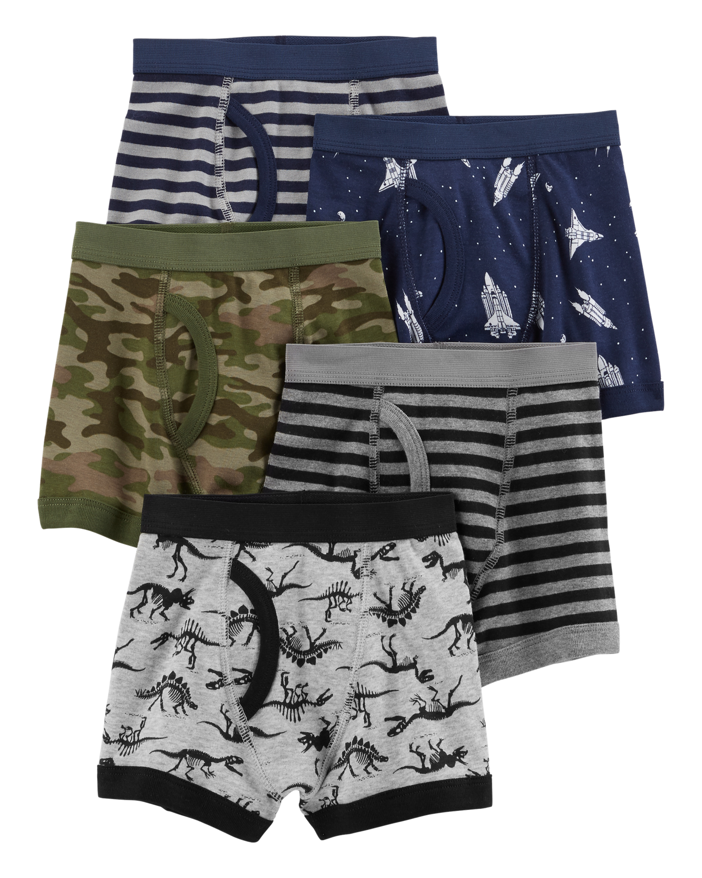 Carter's Oğlan 5-Paket Pambıq Boxer Briefs Donlar