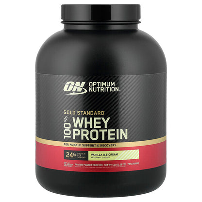 Optimum Nutrition Gold Standard 100 Whey Vanilla Ice Cream 5 lb (2.26 kg)