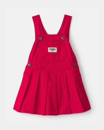 OshKosh B'gosh Qız Uşaq Pileli Jurupa - Qırmızı