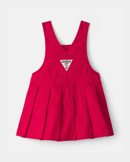 OshKosh B'gosh Qız Uşaq Pileli Jurupa - Qırmızı