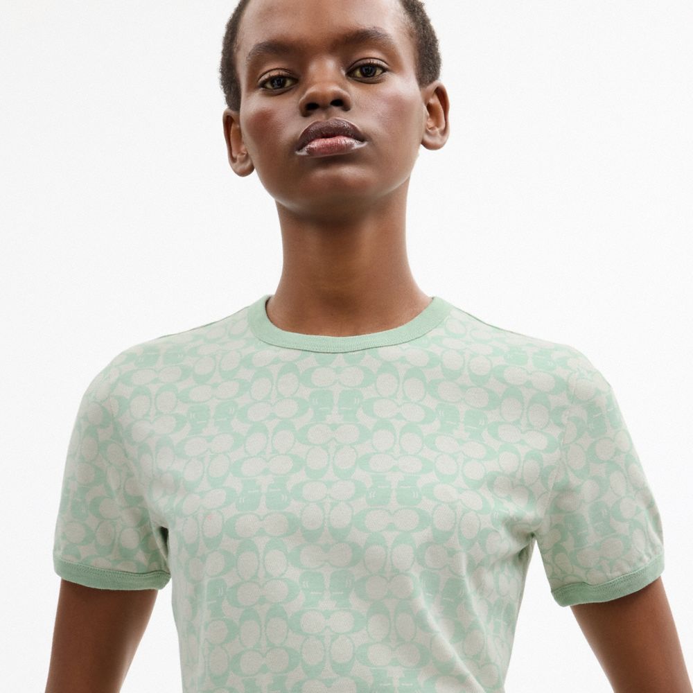 Coach Brain Dead İmzalı Ringer T-Shirt