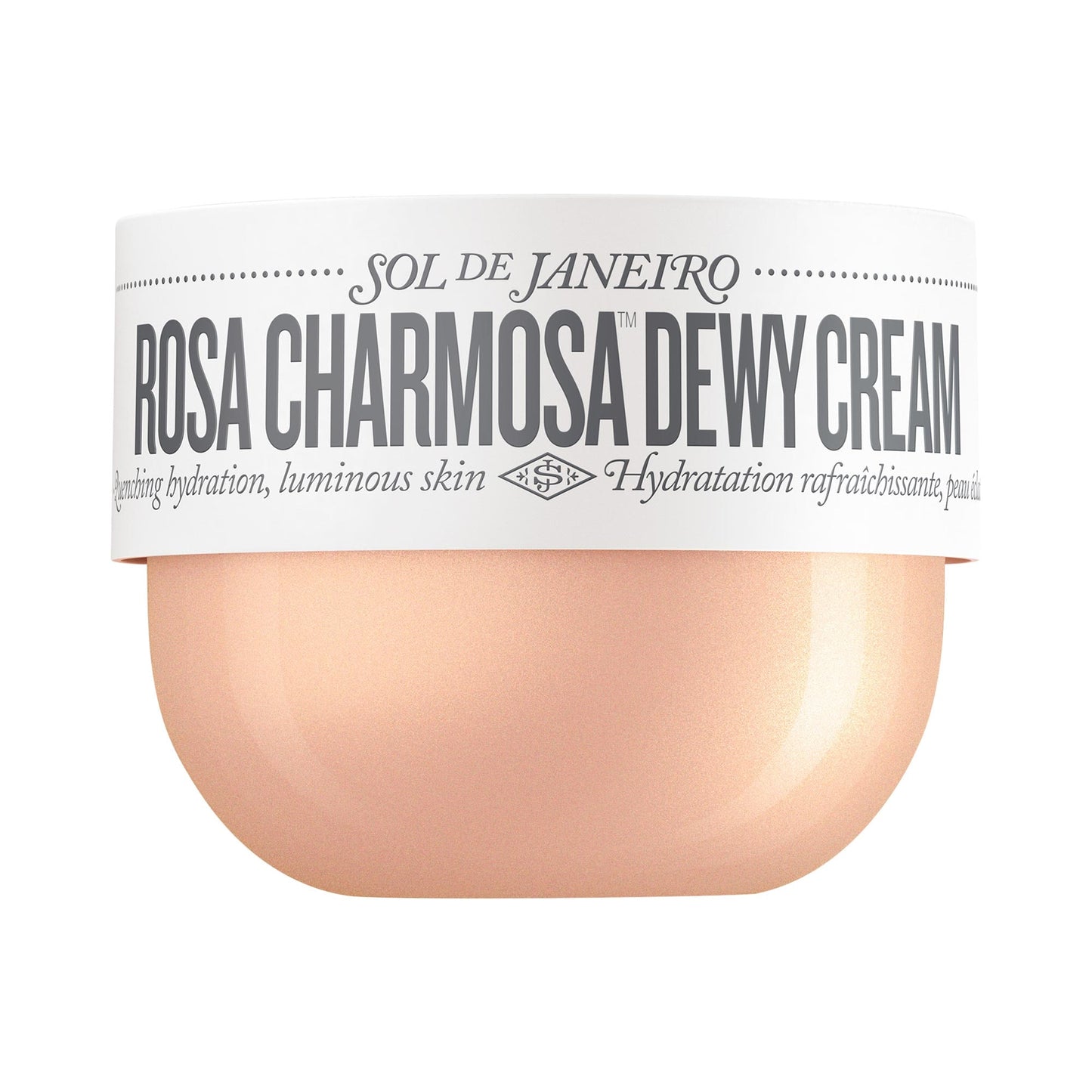 Sol de Janeiro Rosa Charmosa™ Şəffaf Bədən Kremi Qülaç Suyu və Kristal Peptidlərlə